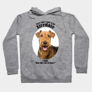 Lucky Airedale Hoodie